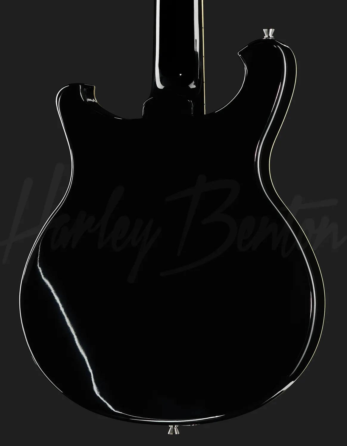 Harley Benton Tribute RB-600 E-Gitarre Schwarz Mini-Humbucker