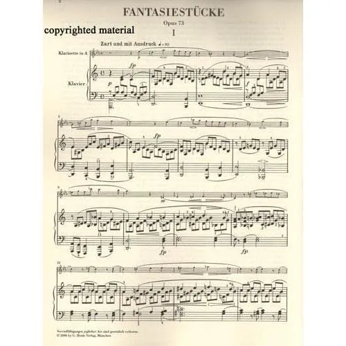 Henle Schumann Fantasiestücke Op 73 Noten Cello Klavier Urtext