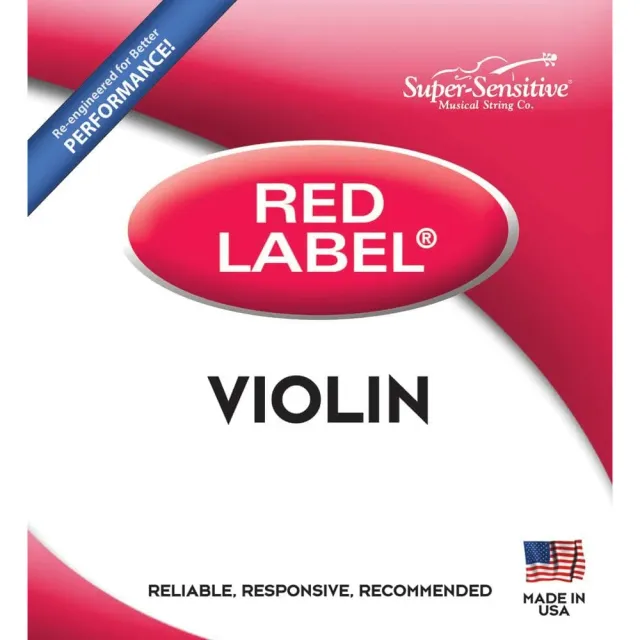 Super-Sensitive Red Label Violin E-Saite 4/4 Medium