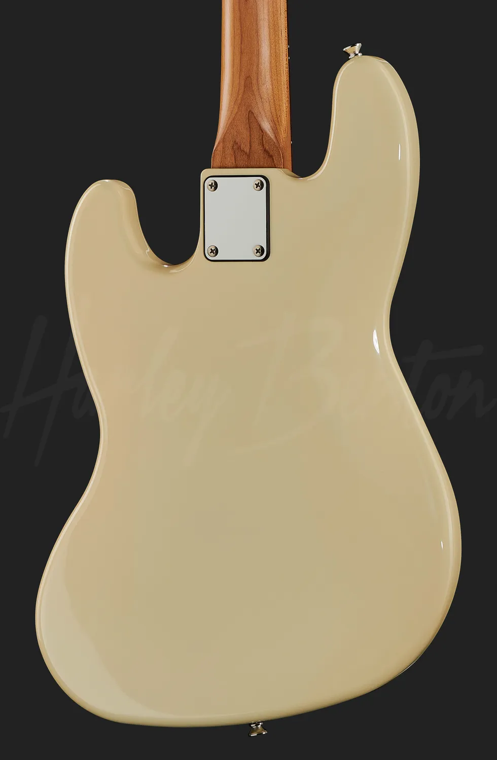 Harley Benton Vintage JB-62CC E-Bass Olympic White Linde