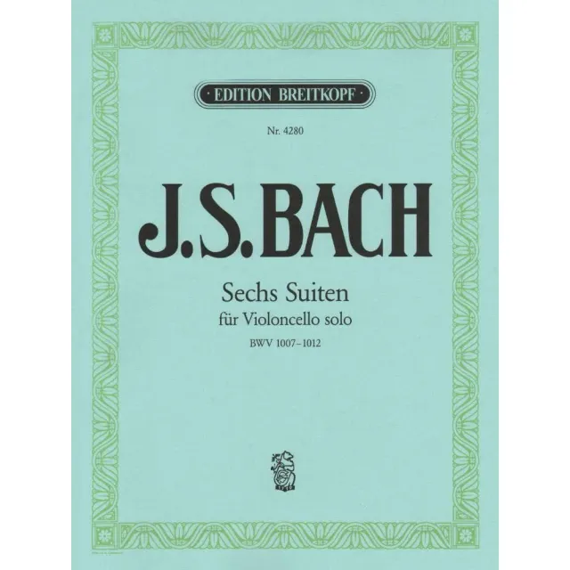 Shar Music J.S. Bach 6 Suiten BWV 1007-1012 Noten Cello Klengel