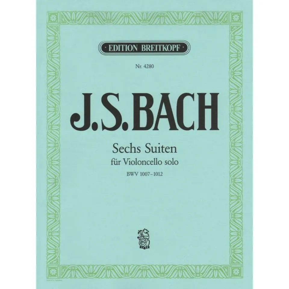 Shar Music J.S. Bach 6 Suiten BWV 1007-1012 Noten Cello Klengel
