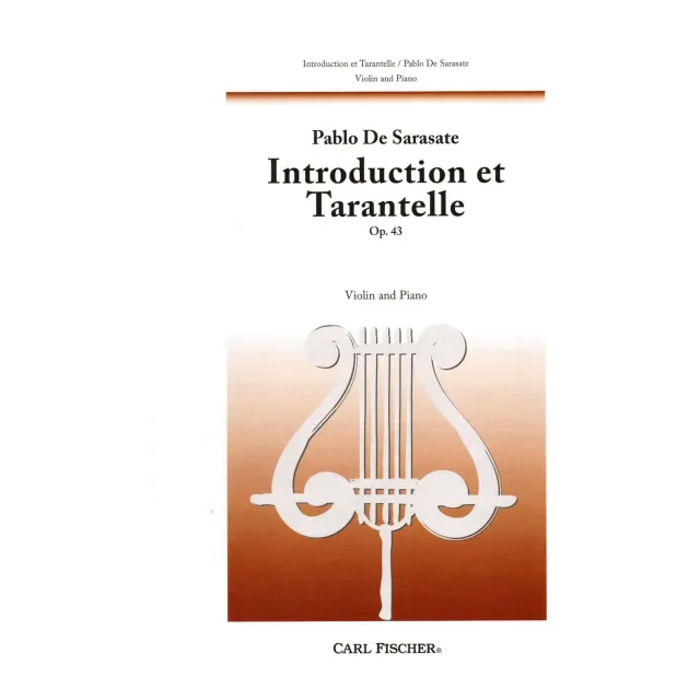 Carl Fischer Sarasate Introduction Tarantella Op 43 Violinenoten