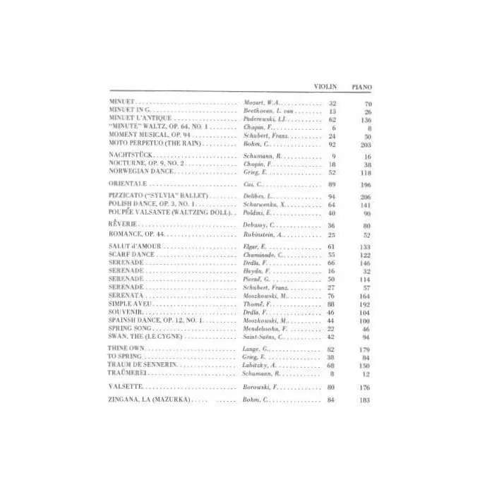 Embassy Music Violin Pieces the Whole World Plays Noten