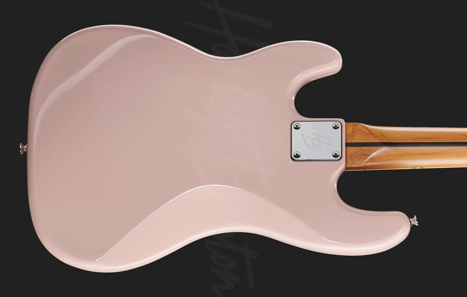 Harley Benton MV-4P E-Bass Shell Pink Splitcoil