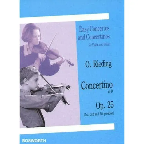 Bosworth Rieding Concertino D-Dur op. 25 Violinnoten