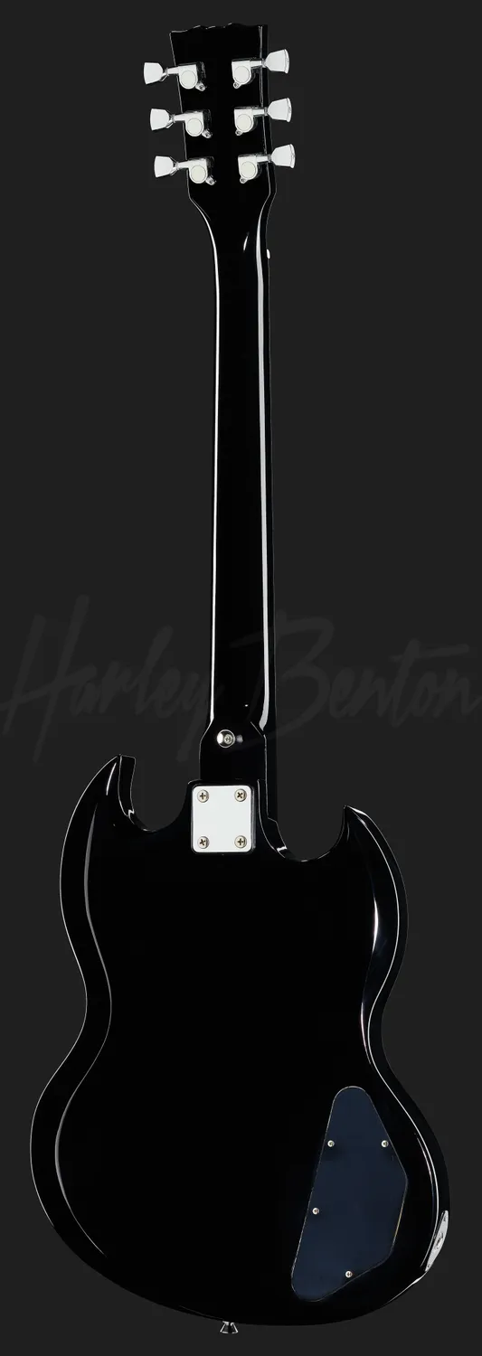 Harley Benton DC-200LH BK E-Gitarre Linkshänder Schwarz