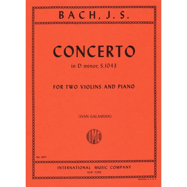 International Bach Doppelkonzert d-moll BWV 1043 Noten 2 Violinen