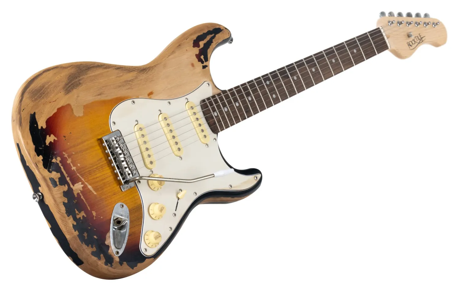 Rocktile Vinstage ST-BBHSB E-Gitarre Sunburst Relic