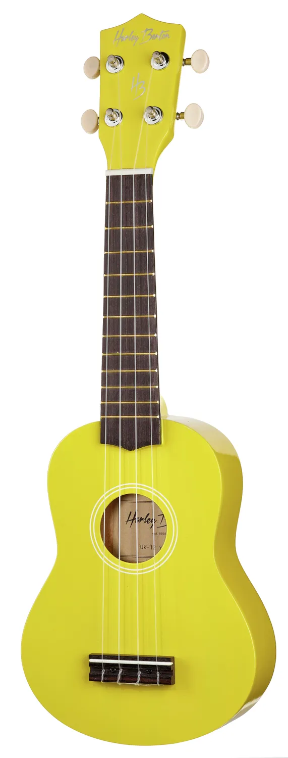 Harley Benton Standard HBUK12 Sopran-Ukulele Gelb Laminat