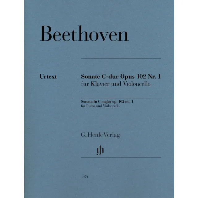 Shar Music Beethoven Op.102 Nr.1 Cello Klavier Noten Henle