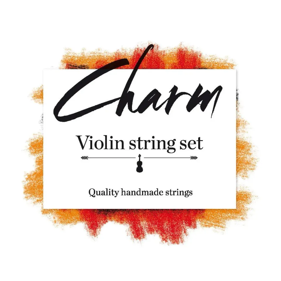 Charm Violinsaitensatz 4/4 medium Synthetik Kugelende heller Klang