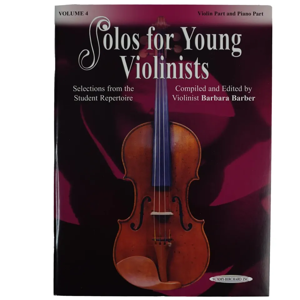 Summy-Birchard Solos for Young Violinists Vol. 4 Violine Klavier Barber