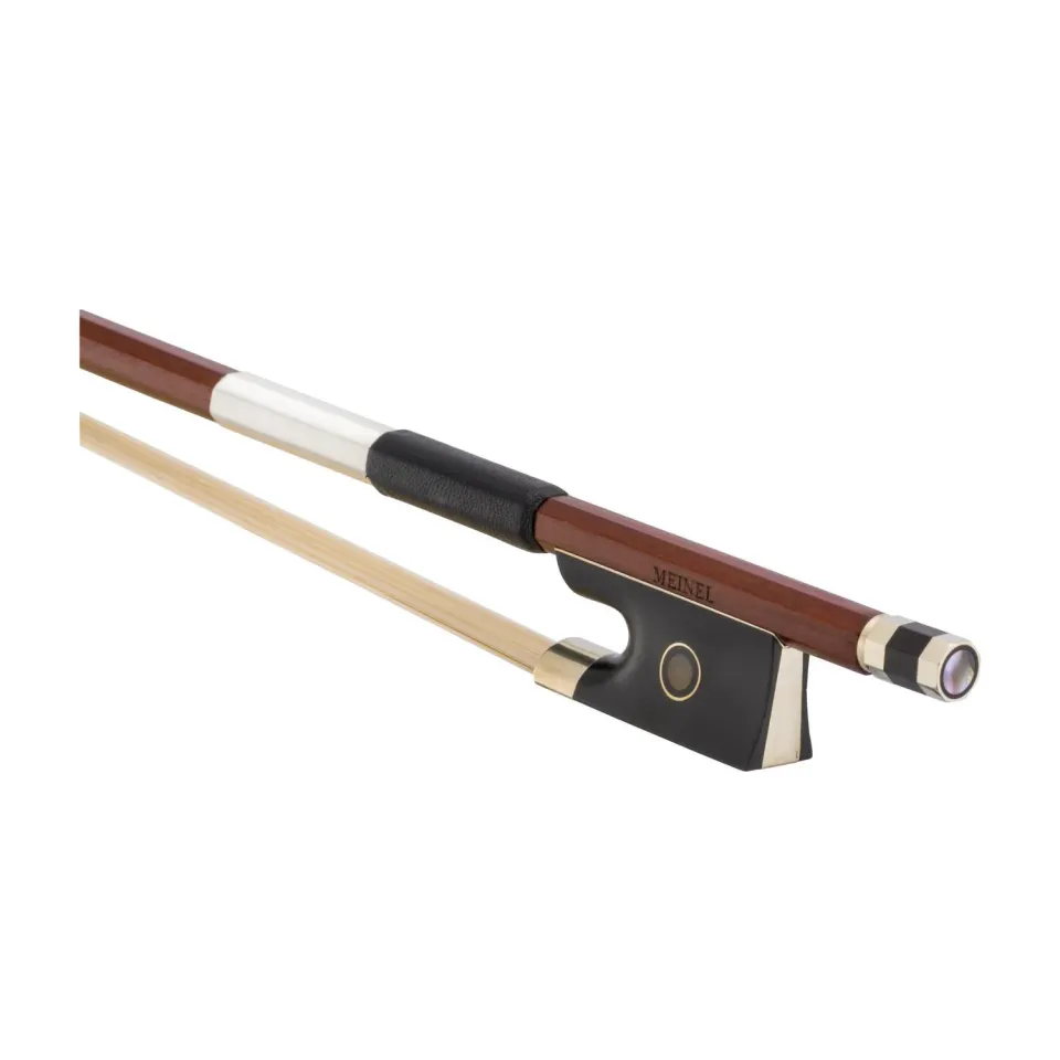 Shar Meinel Pernambuco Geigenbogen 4/4 Ebenholz-Frosch