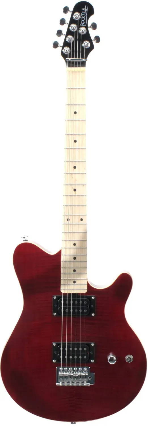 Rocktile Pro MM150-TR E-Gitarre transparent red