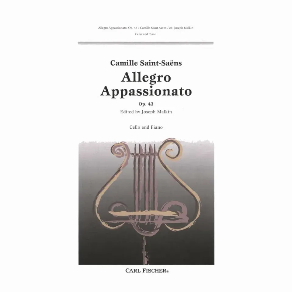 Shar Music Saint-Saens Allegro Appassionato Op 43 Noten Cello
