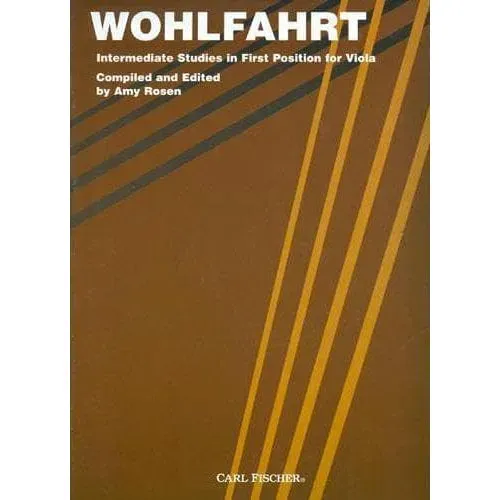 Shar Music Wohlfahrt Intermediate Studies Viola 1. Lage Rosen