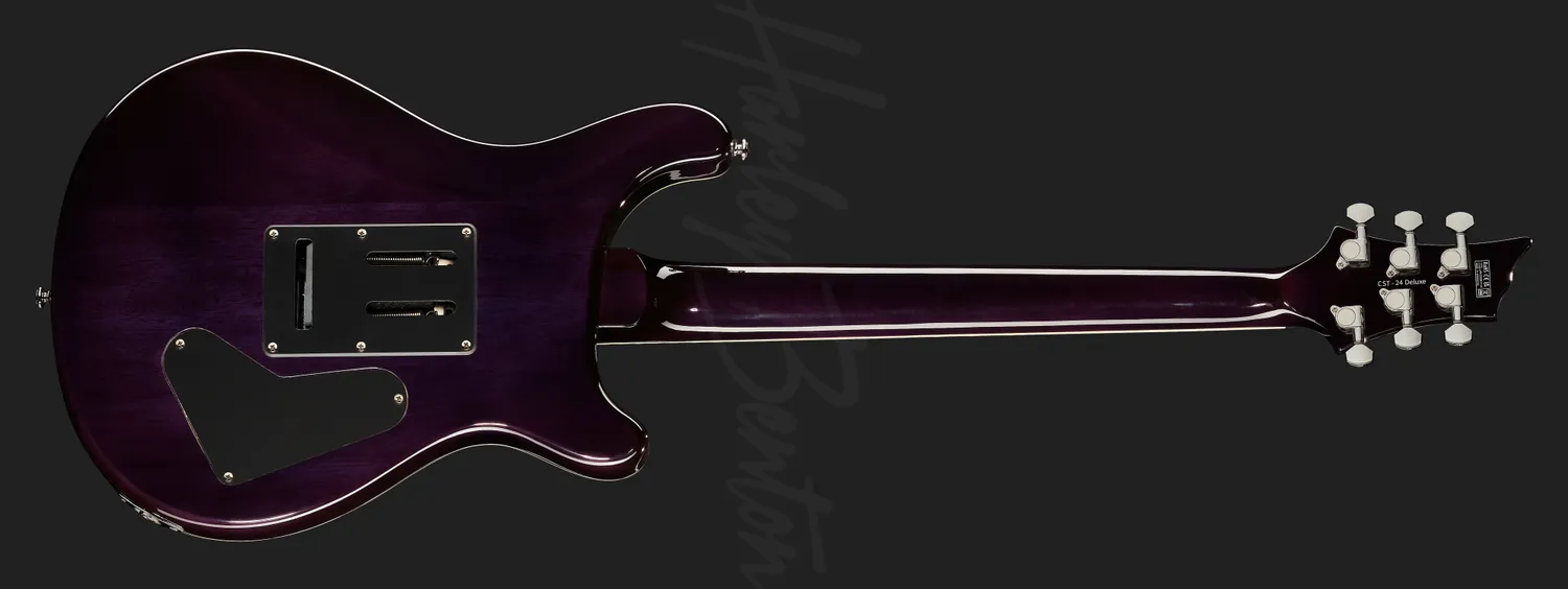 Harley Benton CST-24T E-Gitarre LH purple burst 24 Bünde