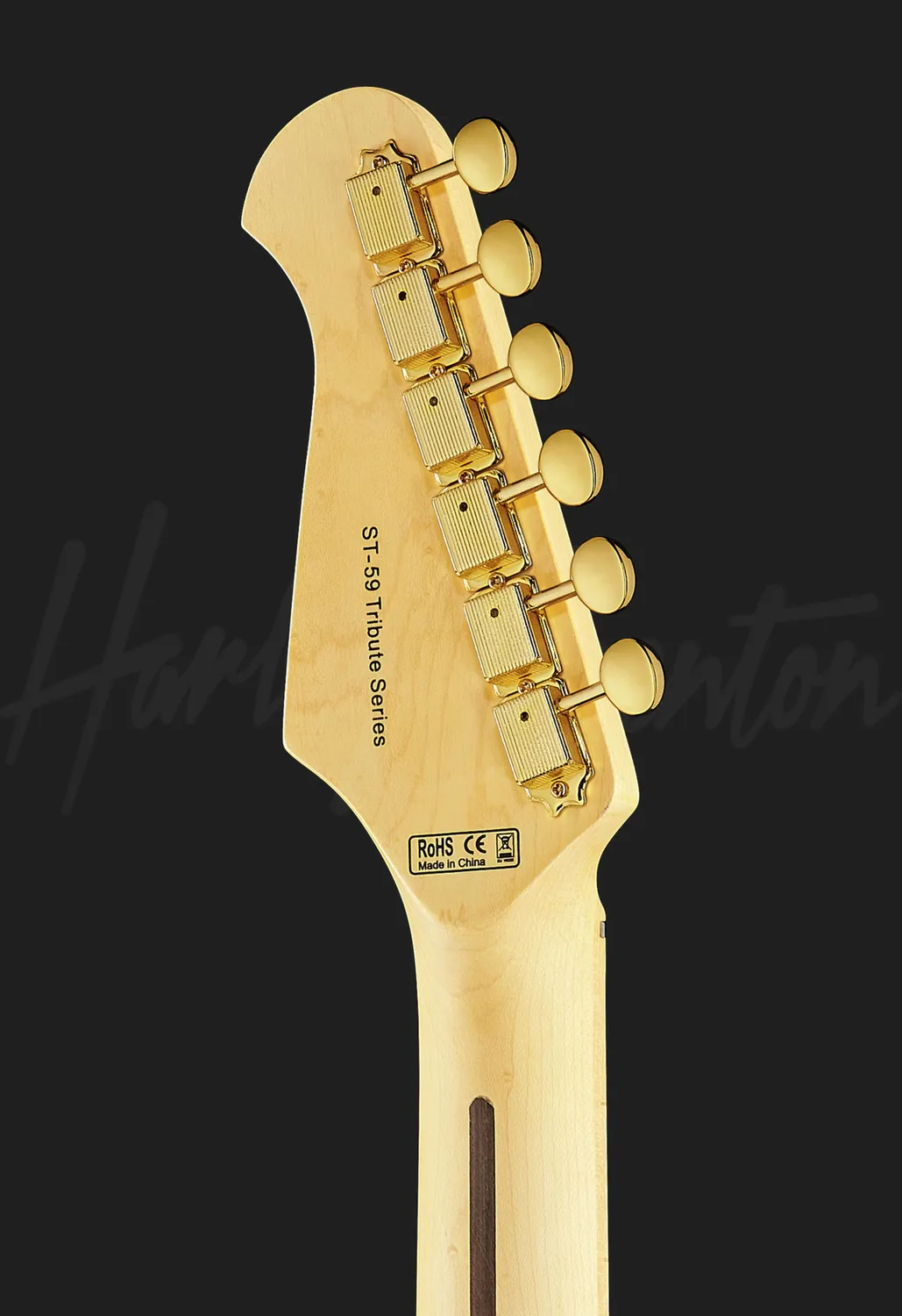 Harley Benton ST-59HM E-Gitarre Fiesta Red Vintage