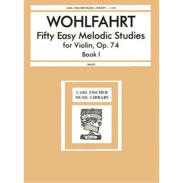 Wohlfahrt Op. 74 Book 1 Violinetüden Violine solo