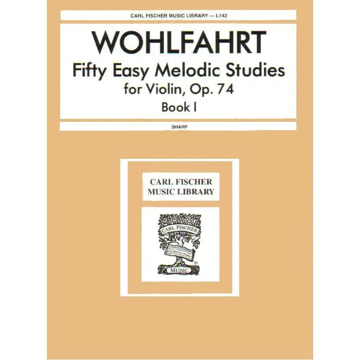 Wohlfahrt Op. 74 Book 1 Violinetüden Violine solo