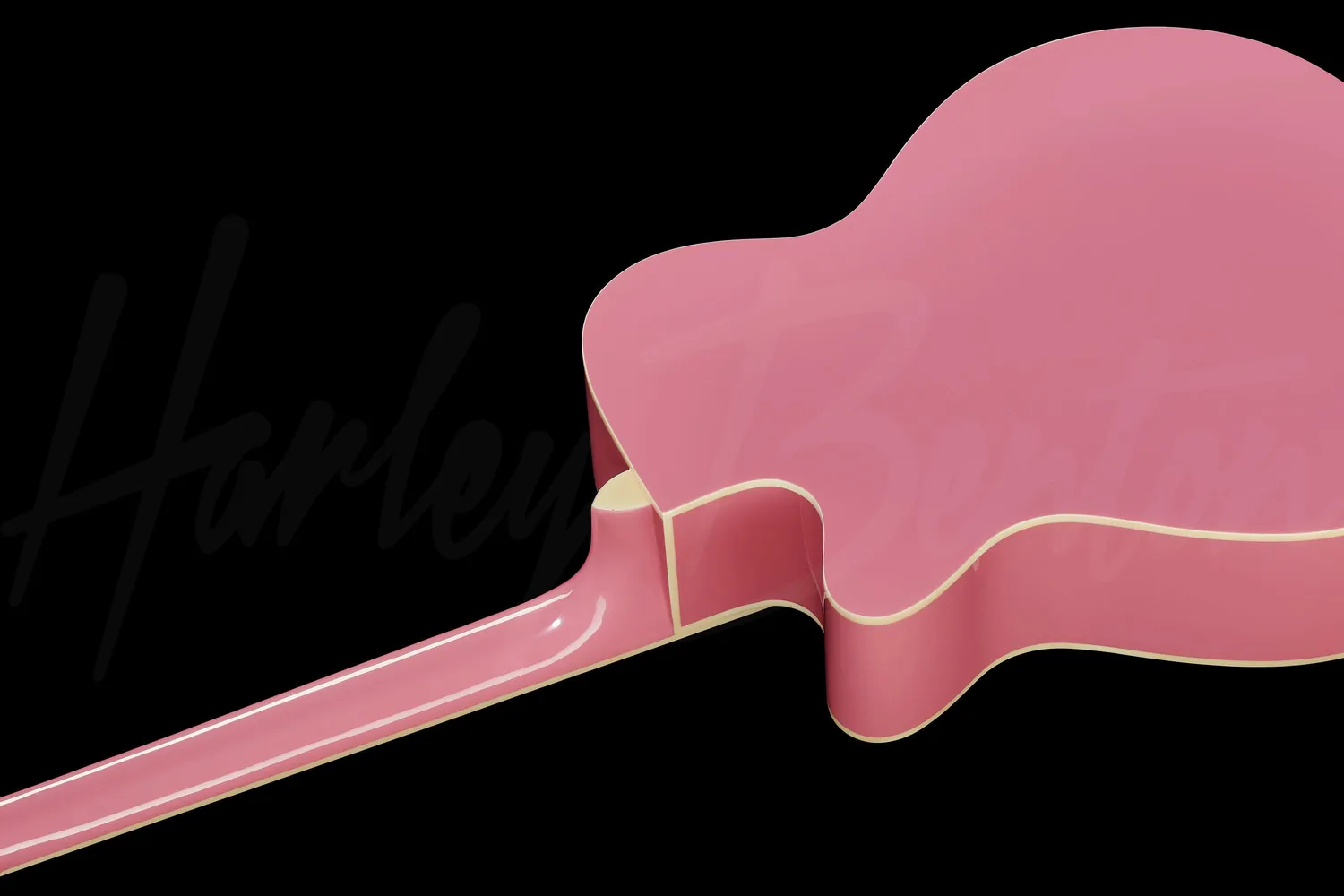 Harley Benton Custom EAX-10 Westerngitarre Pinky Tonabnehmer