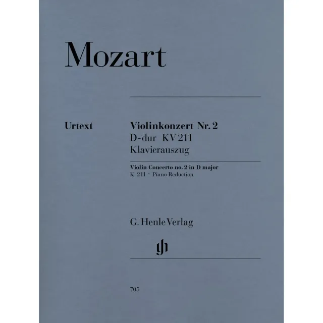 Henle Mozart Violinkonzert Nr 2 D-Dur K 211 Noten Urtext