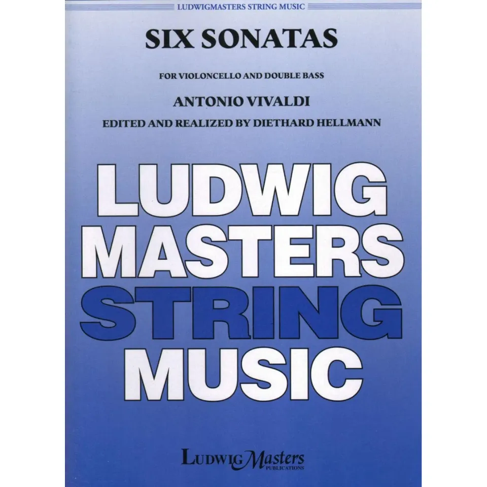Masters Music Vivaldi 6 Sonaten F XIV Cellonoten Klavier