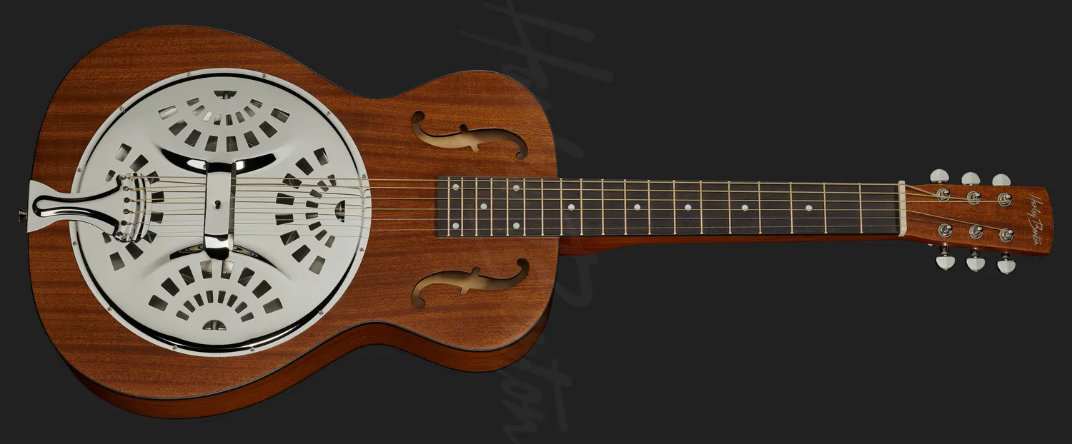Harley Benton Delta Blues Resonatorgitarre Square-Neck