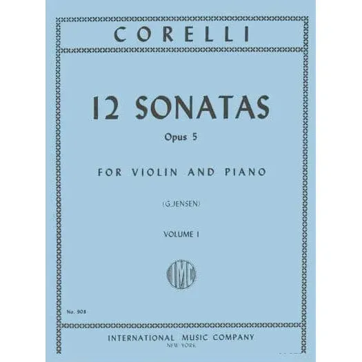 Shar Music Corelli 12 Sonaten Op 5 Vol 1 Violine Noten