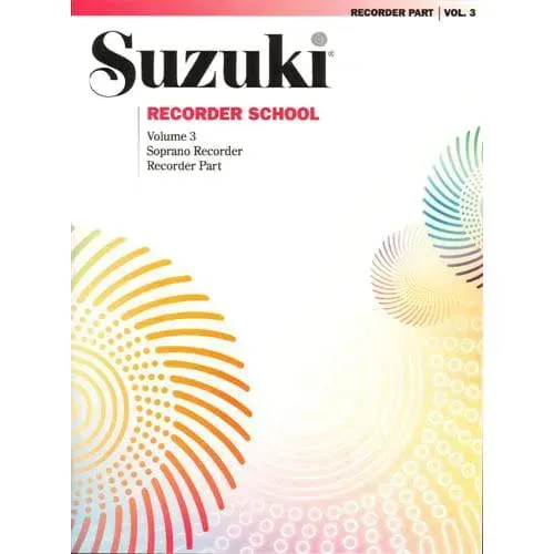 Suzuki Recorder School Vol.3 Sopran Blockflöte Noten