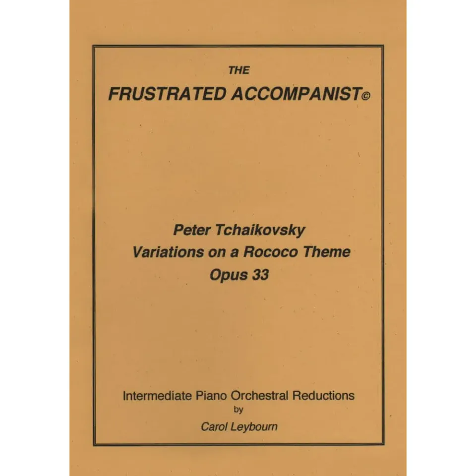 Tschaikowski Rokoko-Variationen Cello Klavierbegleitung