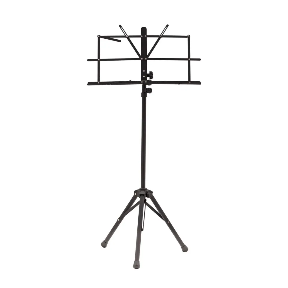 Shar Gig-N-Go Notenständer faltbar Schwarz Stahl 53-142 cm
