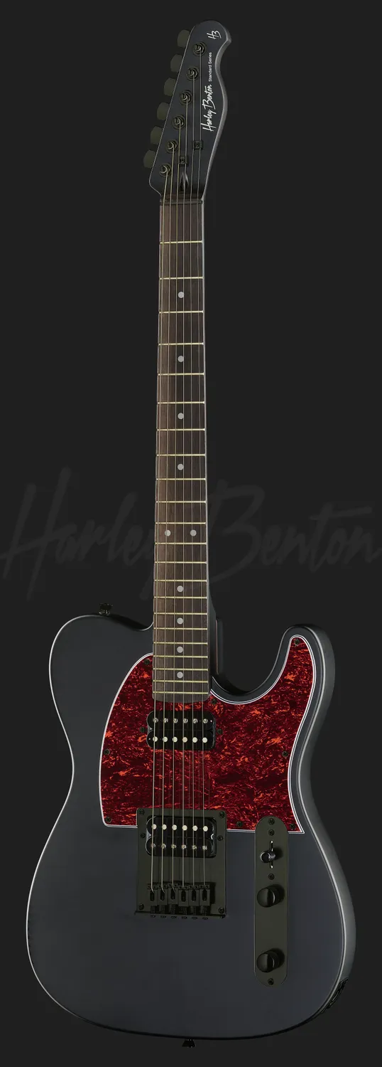 Harley Benton TE-20HH SBK E-Gitarre 2 Humbucker