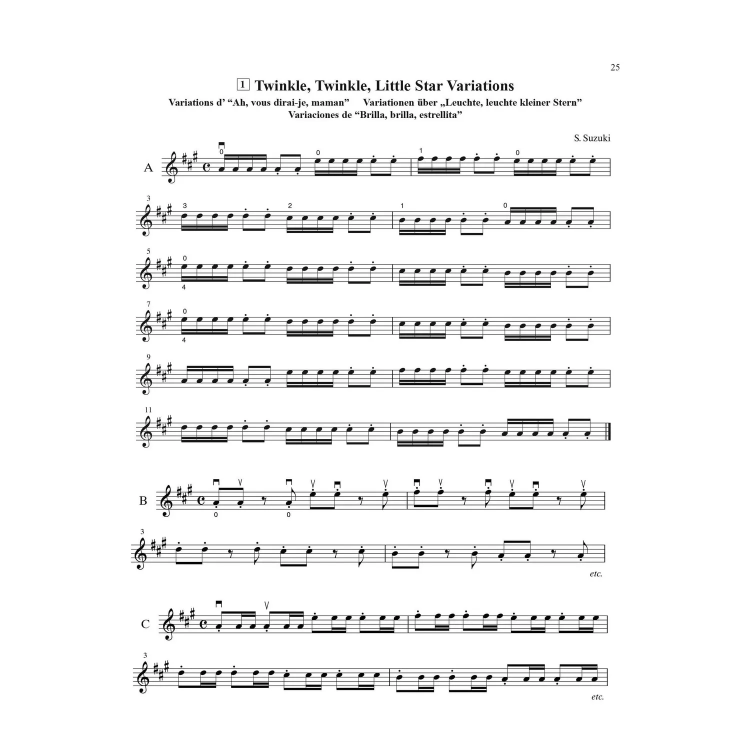 Suzuki Violin School Volume 1 Violinschule mit CD Hahn