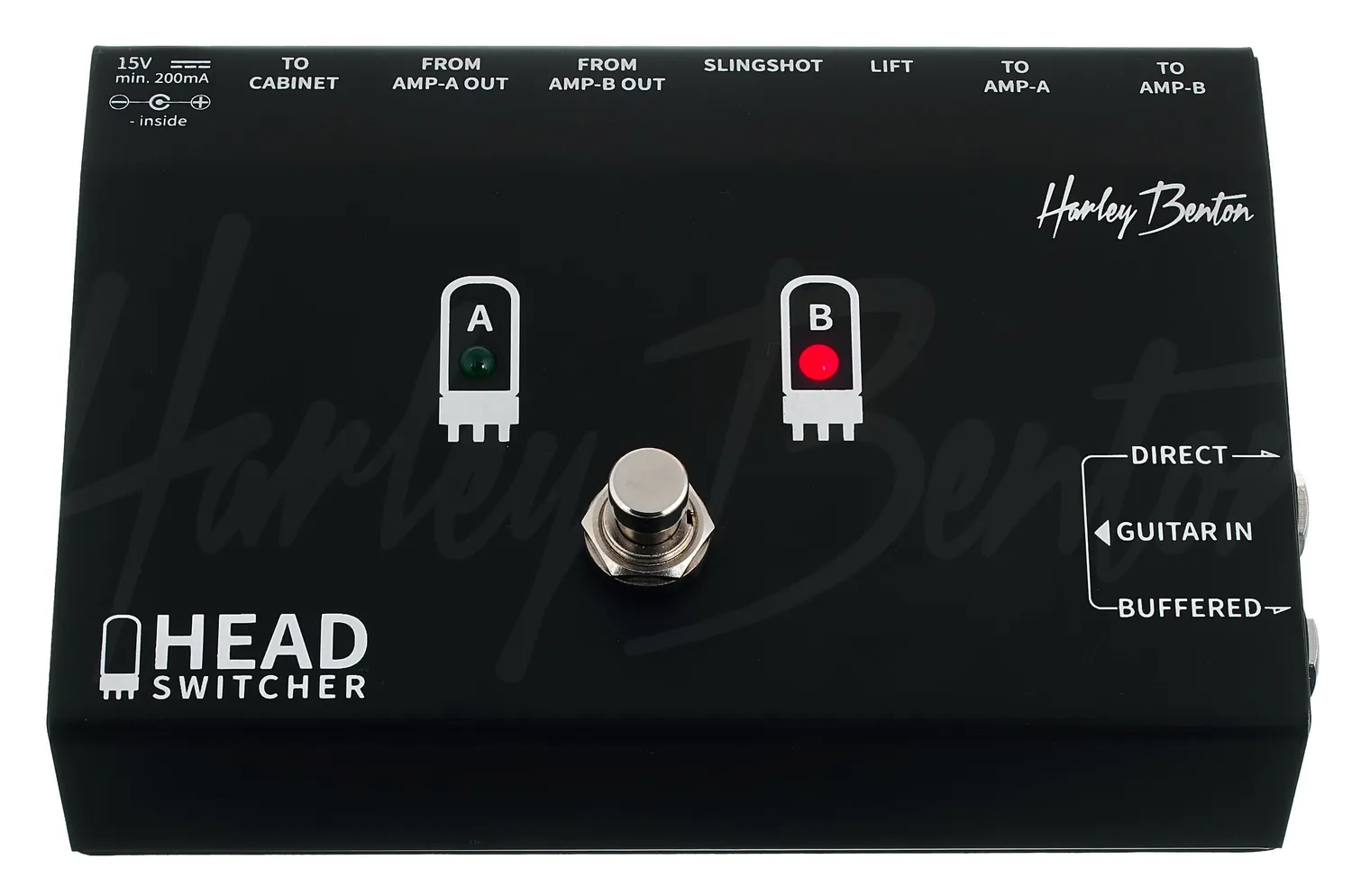 Harley Benton Tube Head Switch Amp-Umschalter 2 Heads