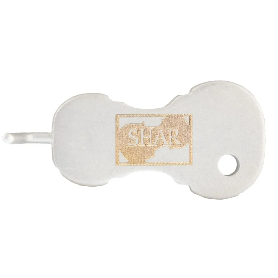 Shar Music Titanium Kinnhalter Schraubenschlüssel Titan