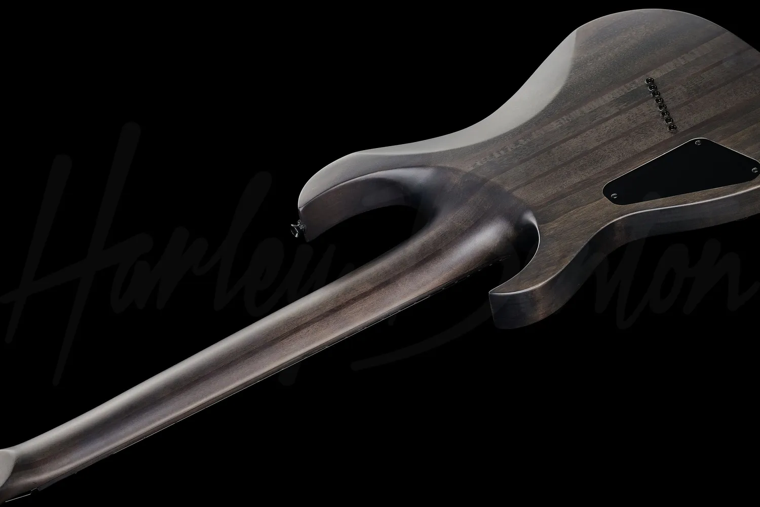 Harley Benton MultiScale-8 8-Saiter E-Gitarre schwarz