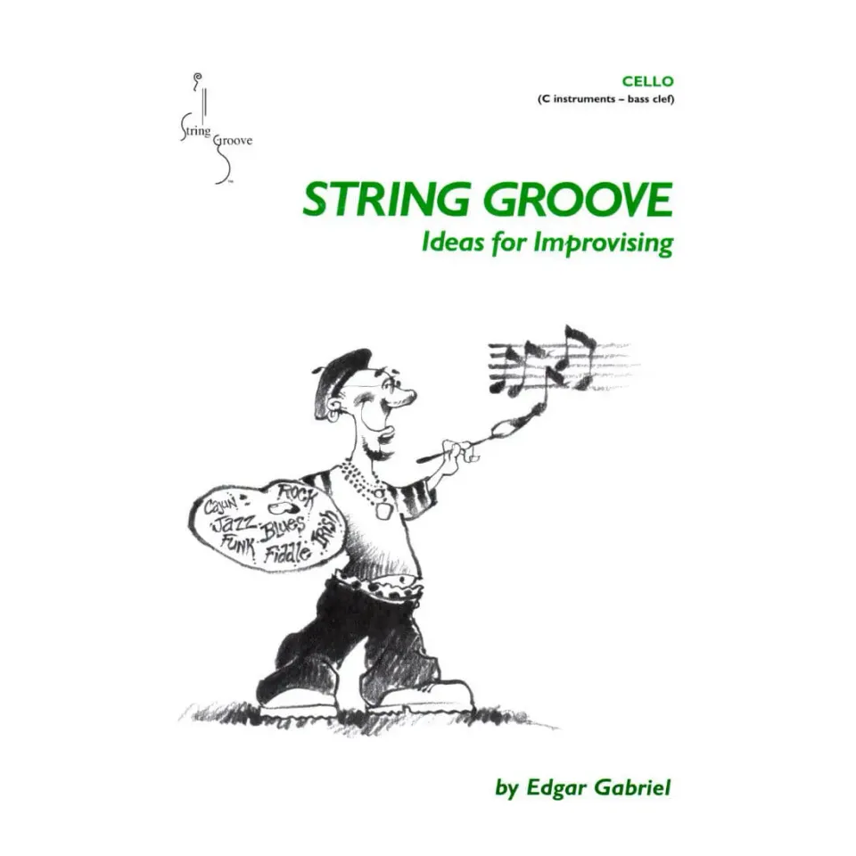 Opus Gabriel String Groove Cello Notenbuch mit CD Improvisation