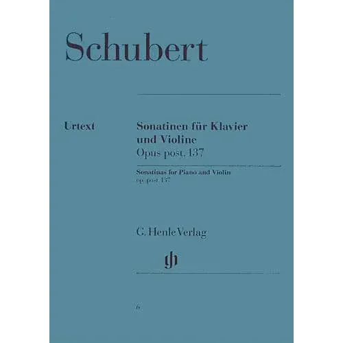 Henle Schubert 3 Sonatinen Op. 137 Noten Violine Klavier