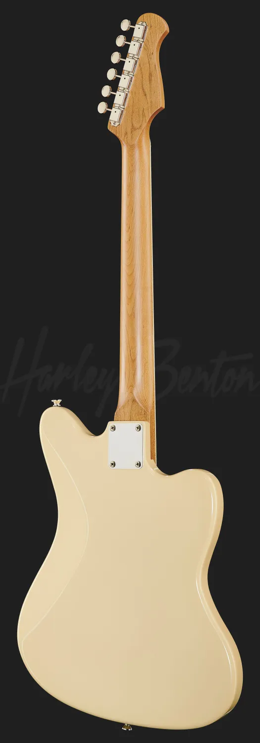 Harley Benton JA-60 LH E-Gitarre Vintage White P90