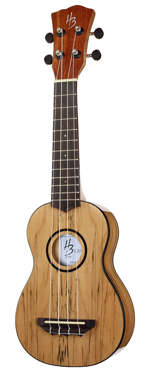Harley Benton Kahuna CLU-30S Ukulele Spalted Maple Aquila