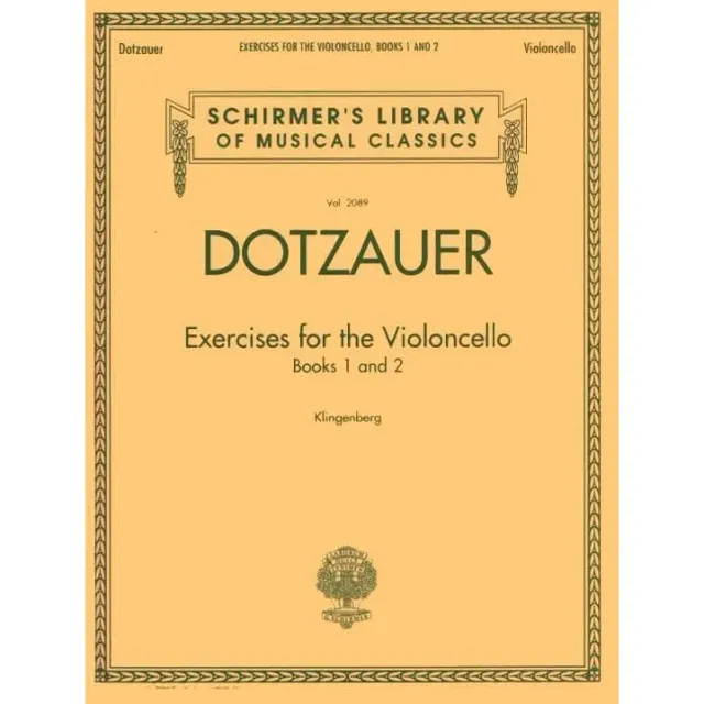 Schirmer Dotzauer Übungen Heft 1-2 Noten Cello