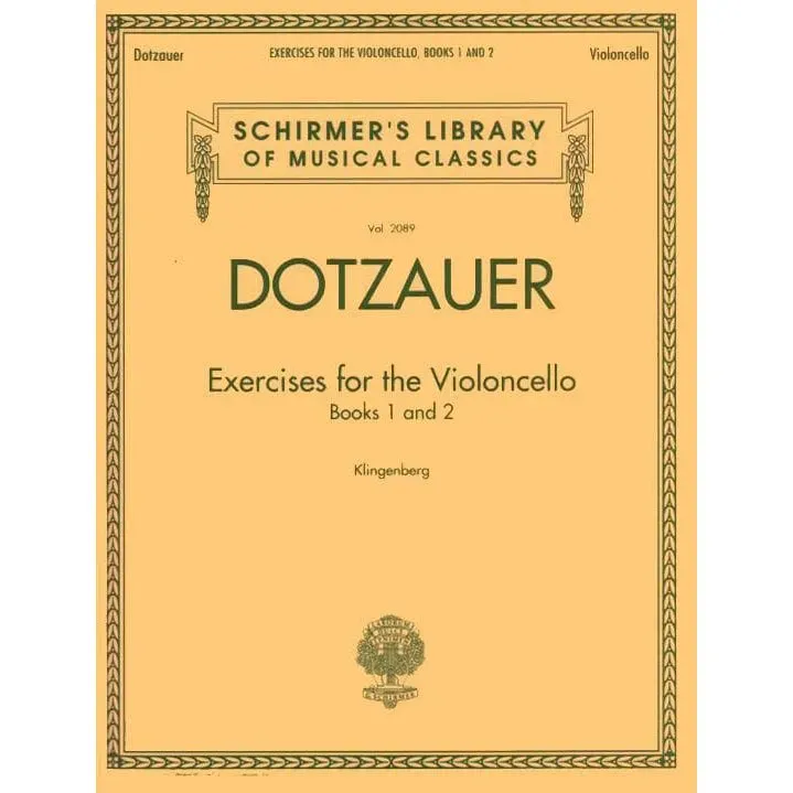 Schirmer Dotzauer Übungen Heft 1-2 Noten Cello