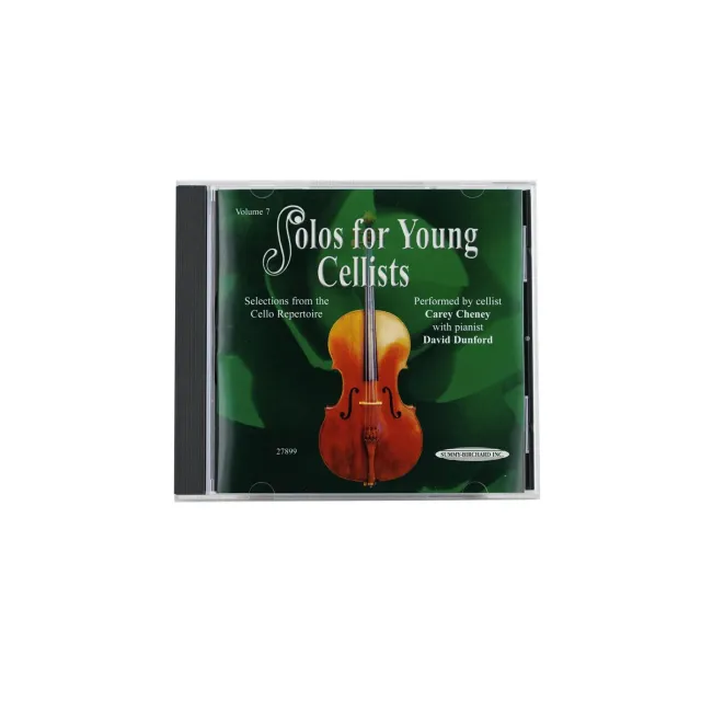 Solos for Young Cellists Vol 7 CD Carey Cheney