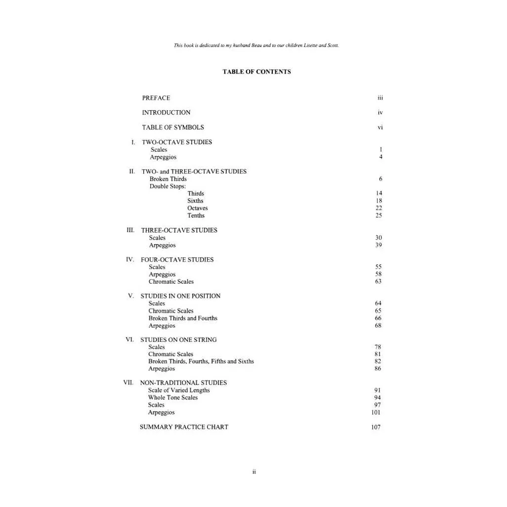 Galamian Scale System Noten Viola Band 1+2 Olson