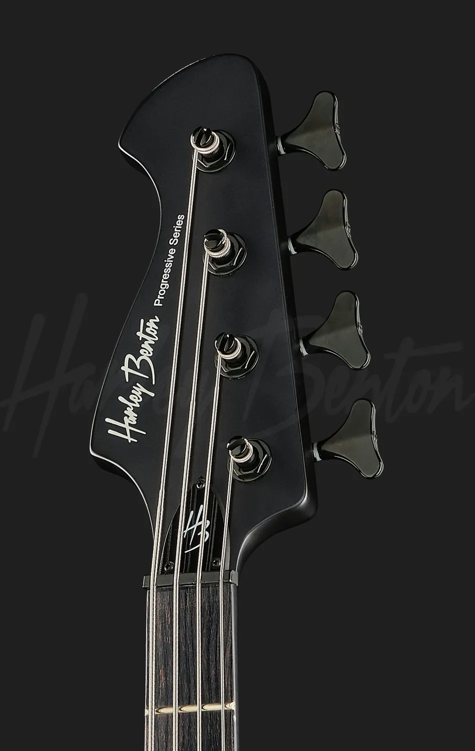 Harley Benton Tribute TB-70 SBK E-Bass Satin Black Aktiv