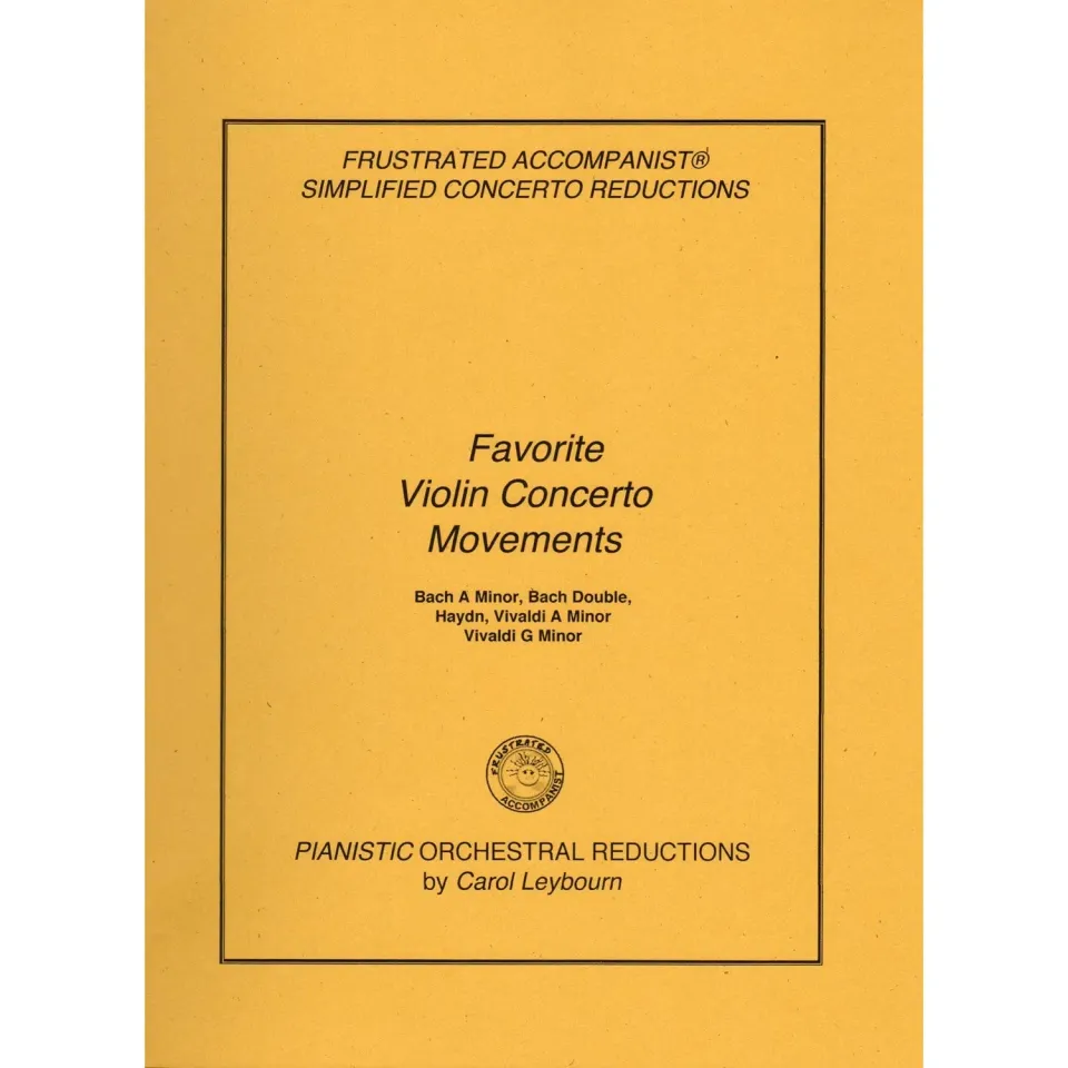 Shar Favorite Violin Concerto Movements Noten Klavierbegleitung spielbar