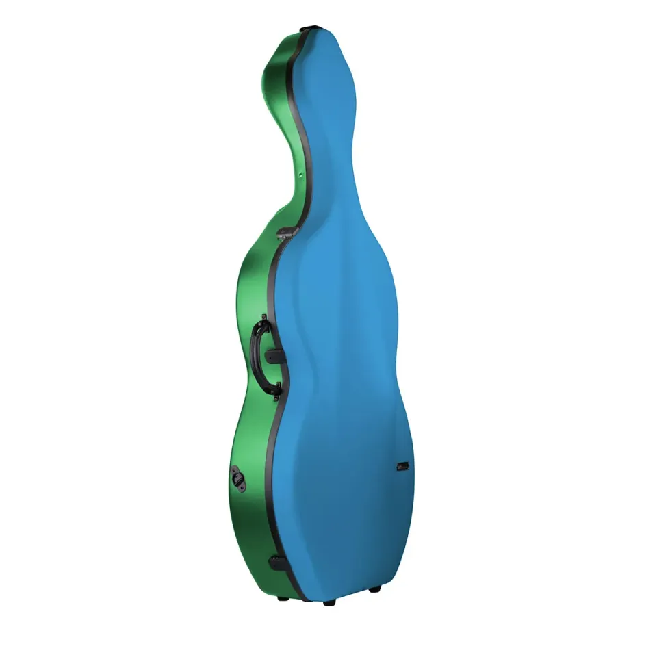 Bam Bonbon Hightech Cellokoffer 4/4 Blau mit Rollen