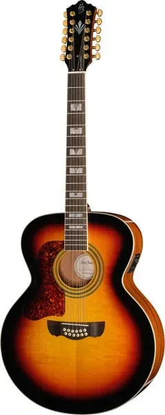 Harley Benton Custom Line CLJ-412E LH 3-VS Jumbogitarre 12-saitig